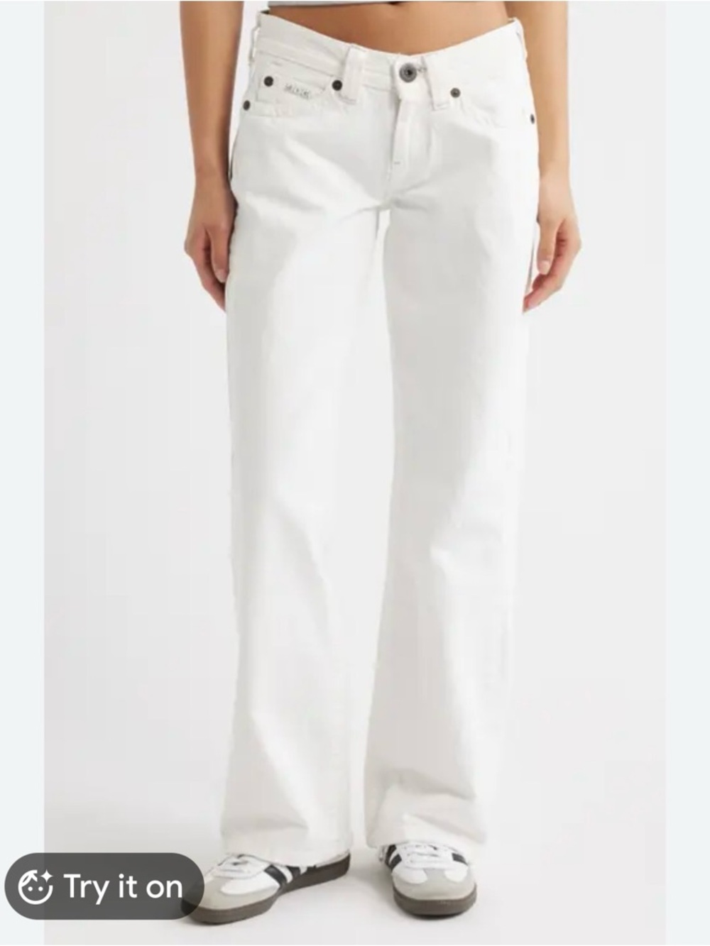 BDG White Flare Jeans